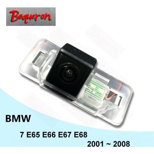BOQUERON for BMW 7 E65 E66 E67 E68 2001 ~ 2008 Car Rear View Camera HD CCD Night Vision Reverse Parking Backup Camera NTSC PAL