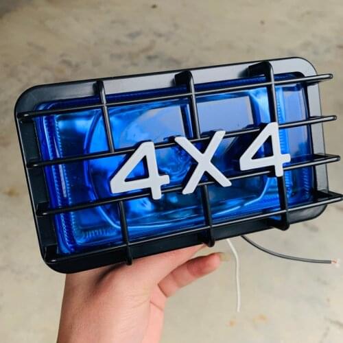 H3 Halogen car light kit 12v 24v 55w 4x4 Car truck Bull bar headlamp 4WD Offroad fog light Grille Bumper Mounts Spotlights Pair