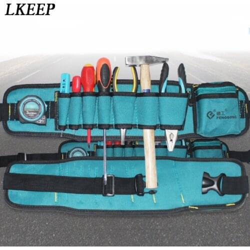 Multifunctionele Waist Pack Portable Tool Bag Electrician Wrist Tool Belt Holder Repair Tools Pouch Utility Kit Pouch Organizer