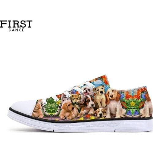 3D Cute Animal Printing DIY Custom Shoes Mens Lightweight Sneaker Jogging Canvas Breathable Unisex Casual shoes Male Footwear