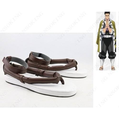 Anime Demon Slayer Kimetsu no Yaiba Himejima Kyoumei cosplay shoes custom made