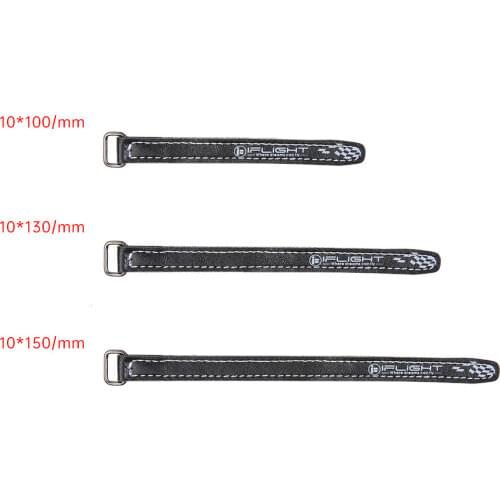 5PCS IFlight Microfiber Leather Non-slip Battery Strap Black 10x100mm 10x130mm 10x150mm for FPV Tinywhoop Cinewhoop Ducted Drone