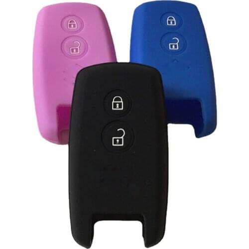 Rubber Silicon Key Cover For Suzuki SX4 Swift SCORSS Grand Vitara Sport Key Protector 2 Button FOB Key Shell