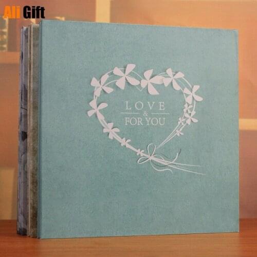 Polaroid 600 12 inch self-adhesive film diy handmade album romantic couple family baby growth creative wooden cover album