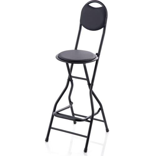 Folding Bar Chair Back Bar Chair Bridge Fishing Chair High Foot Bar Chair Front Desk Bar Chair Valve Fishing Family Elevator