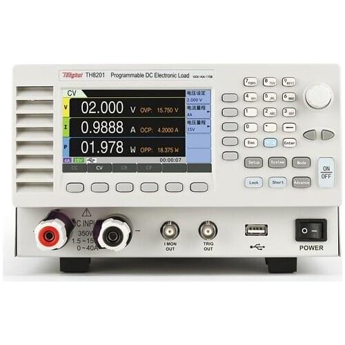 TH8201 Programmable DC Electronic Load 150V/40A/175W Battery Load Tester