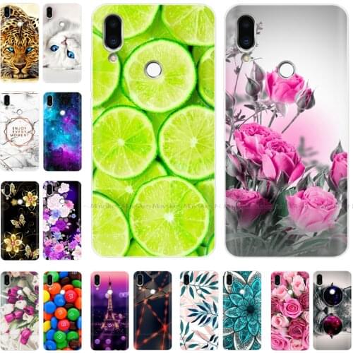 Ultra-thin Soft TPU Silicone Case for Meizu Note 9 Floral Animal Printed Protective Cover Phone Shell Bag for Meizu Note9 Cases