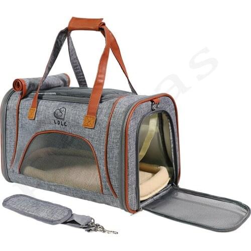 Breathable Foldable Dog Sling Shoulder Pet Bag Outgoing Travle Portable Oxford Fabric Bag for Small Cat Dogs Fashion Dog Bag