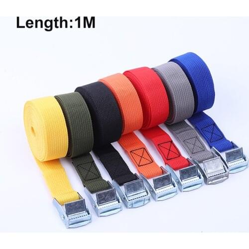 2 Pcs 5 Meters Tensioning Belts Adjustable Cargo Straps for Car Motorcycle Bike Ratchet Tie-Down Belt for Luggage Bag Bind Belts