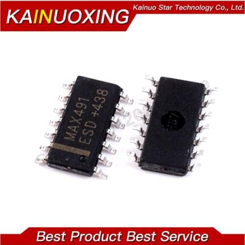 10PCS MAX491ESD SOP14 MAX491 SOP SMD new and original IC