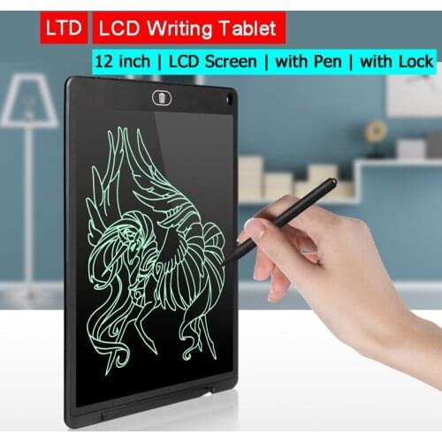 12 inch LCD Writing Tablet Toy Digital Drawing Board Handwriting Pads Portable Ultra-Thin With Pen For Kids Gift Business Office