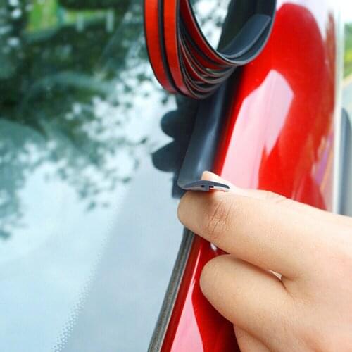 14/19mm Car Seal Strips Automobiles Seal Protection Door Edge Windshield Roof Rubber Sealing Strip Noise Insulation Car Styling
