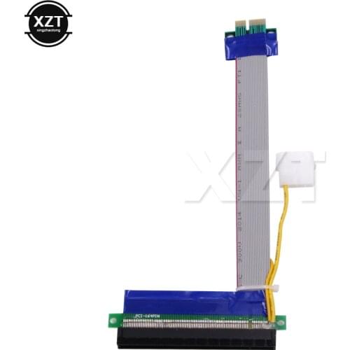 18cm 1X to 16X PCIe Flexible Flat Extension FFC PCI Express 1 to 16 X Adapter Riser Card Adapter PCI-E Extender Cable NEW