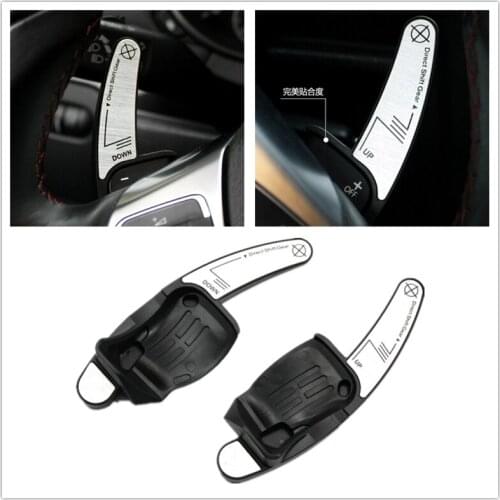 2pcs Steering Wheel Shift Dial DSG Paddle Extension For VW Golf 6 Jetta GTI MK6 R R20 Passat CC R36 EOS SCIROCCO car accessories