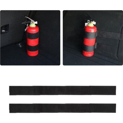 4PC Car Vehicle Fixing Band Fire Extinguisher Fixing Strap Magic Tape Belt Car Trunk Storager Vehicle Car Accessories