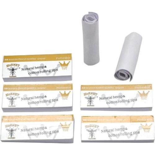 5/10booklets DIY tobacco rolling Filter Natural Smoking Cigarette Filters holder paper for hand Rolled smoke accessories