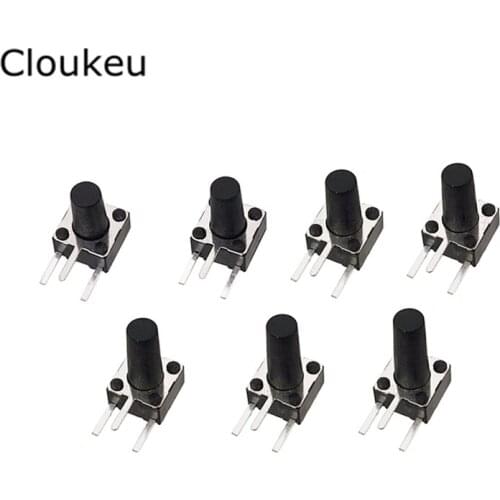 50Pcs 6*6*11 Side 3Pin Side press Touch switch 6x6x11mm Micro button switch