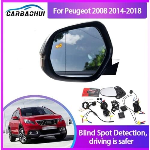 Car BSA BSM BSD for Peugeot 2008 2014-2018 Blind Spot Radar Detection System Microwave Sensor Driving Reversing Radar Sensor