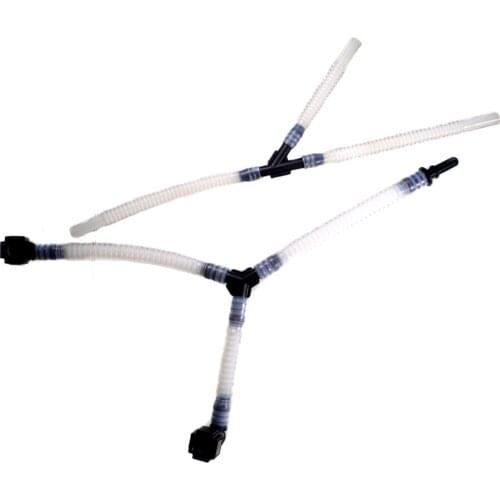 Automotive Y shape customize fuel pump corrugated nylon tube with 7.89mm ID8 fuel hose fitting