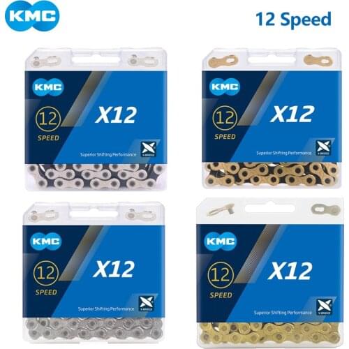 Original KMC X12 12 Speed For SHIMANO SRAM Campagnolo MTB Road Bike Chains 126L 12v Bicycle Chain Magic Button Mountain With Box