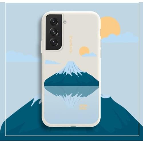 Snow Mountain Phone Case For Samsung Galaxy S21 S20 FE S10 Note 20 10 Ultra Plus A72 A52 A42 A32 A12 A02S 4G 5G Silicone Cover