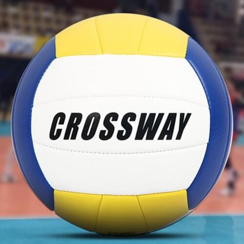 Crossway Training Volleyball Wear-resistant Leak-proof High Elasticity Children Adult Soft Sport Volleyball for Fitness
