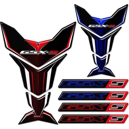For Suzuki GSX-S125 GSX-S750 GSX-S1000 Tank Pad Protector Stickers Decal Fender GSXS GSX - S 750 1000 Logo