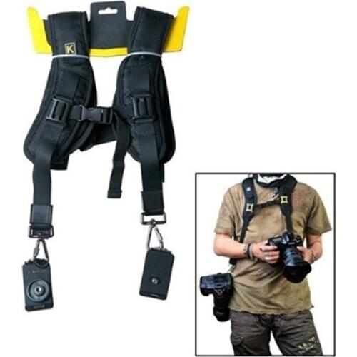 Double Dual Shoulder Camera Neck Strap Quick Release for Digital SLR DSLR Camera Camera belt
