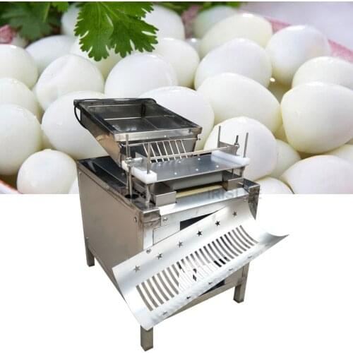 Electric Quail Egg Sheller Peeling Machine 10000pcs/hour Commercial Stainless Steel Quail Egg Peeler Bird Egg Shelling Machine