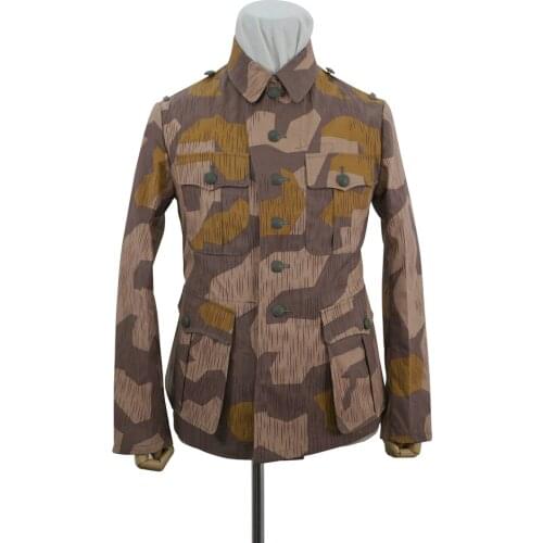GUCA-013 WWII German Heer Splinter 41 Brown Variation Camo M41 field tunic