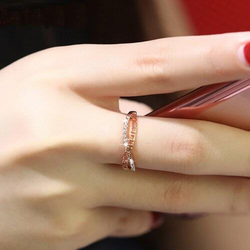 IDESTINY Women's Gold Rings