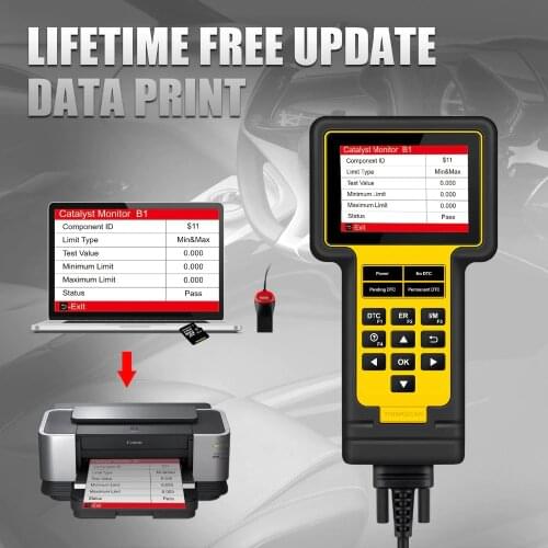 High quality ThinkScan 600 car fault diagnostic instrument OBD2 ABS/SRS maintenance reset tool Think scan DHL free shipping