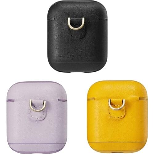 Leather Charging Case For Full 360 Protective Earphone Cover Skin