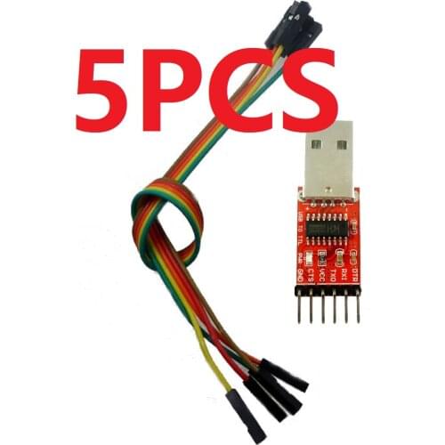 5pcs Pro Mini Download USB Programmer RS232 TTL Adapter CTS DTR for WIN10 Linux MAC
