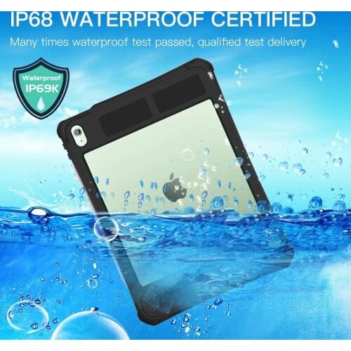 Powerful Shockproof Waterproof Tablet Case for Apple iPad Air4 10.9 10.2 Pro 11 10.5 9.7 2018/2017 Mini 4/5 Air 2 Air 3 Pro 9.7