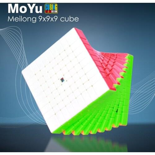 MoYu Meilong 9x9x9 Magic Speed Cube Cubing Classroom MF9 Cubes Stickerless Professional 9x9 Puzzle Cube Educational Toys