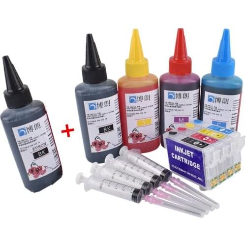 Refill ink kit FOR EPSON T1811 Refillable ink cartridge for EPSON XP-215 XP-312 XP-315 XP-412 XP-415 XP-225 XP 322 325 422 425