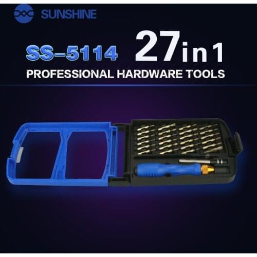 Newest 27 in 1 multifunctional Alloy screwdriver set hand tool kit phone laptop camera repair for iPhone4S-X Sumsung xiaomi