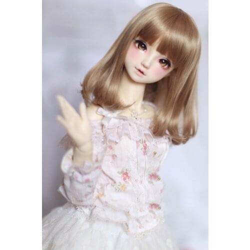 BJD Doll Wig suitable for 1-3 1-4 large pear flower shoulder-length short hair doll accessories