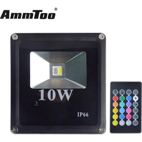 LED Floodlight Magic RGBCW RGBWW 85-265V LED Wall Lamps Flood light 10W IP66 Waterproof Aluminum LED Spotlights Outdoor Lighting