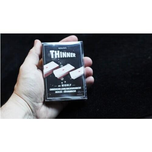 THINNER (Gimmick and Online Instruction) by Mathieu Bich Close up Magic Tricks Visual Card Magic Props Magician Decks Illusions