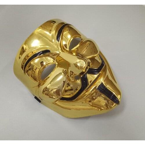 Party Cos Masks V for Vendetta Adult Mask Anonymous Guy Fawkes Halloween Masks Adult Accessory Party Cosplay 07