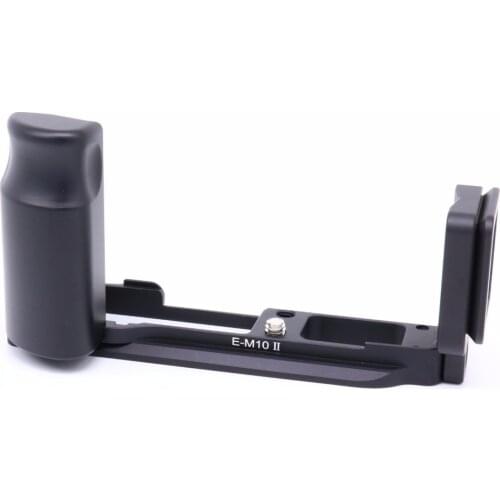 Pro Vertical L Type Bracket Tripod Quick Release Plate Base Grip Handle For Olympus OMD E-M10 II Mark II