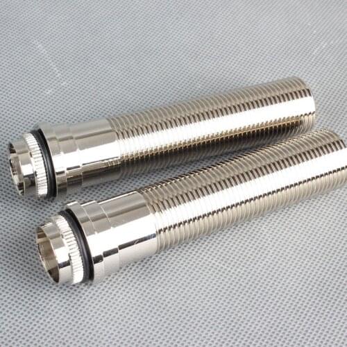 Stainless Steel Color Shanks for Draft Beer Systems 2pcs- extended faucet shank
