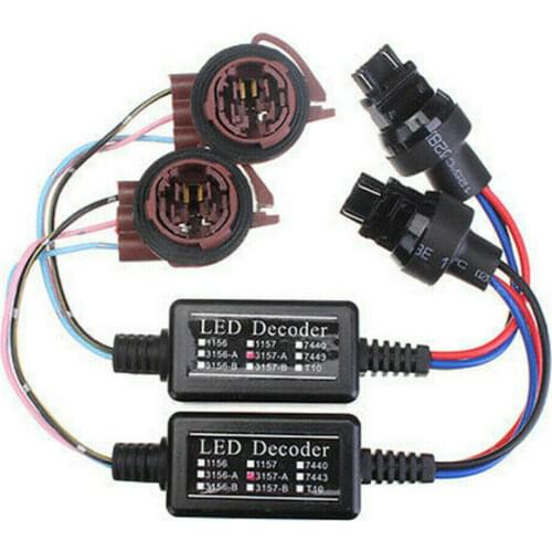 2x 3157 LED Decoder Car LED Turn Singal Load Resistor Canbus Error Free Canceller