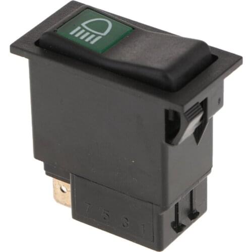 3Pin Car Engineering Train Headlight Rocker Switch Button On Off Control