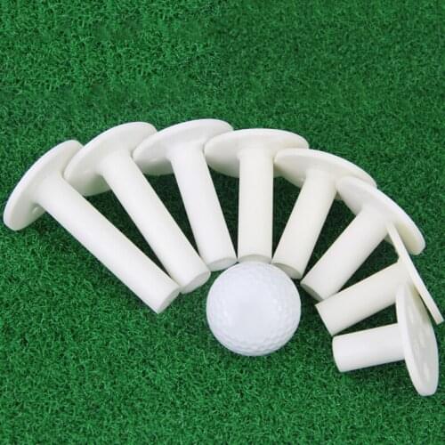 3Pcs Plastic Golf Tees Outdoor Sports Ball Tees Holder Durable Golf Mat Easy To Carry Training Practice Accessories 8 Sizes