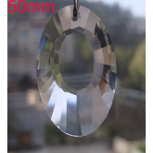 30pcs Clear Crystal Pendant--Earring K9 High Quality Glass Crystals Prisms Wedding Decoration For Parts