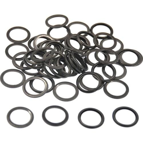 50PCS High Quality Oil Drain Plug Sealing Gaskets Replacement 16mm for Subaru Crossrek Forester Impreza Auto Car Accessories
