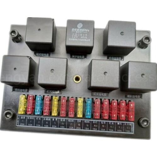 Free shipping Excavator accessories for 720418000069-1 electric control box for SWE50/60/70 fuse box electric control box